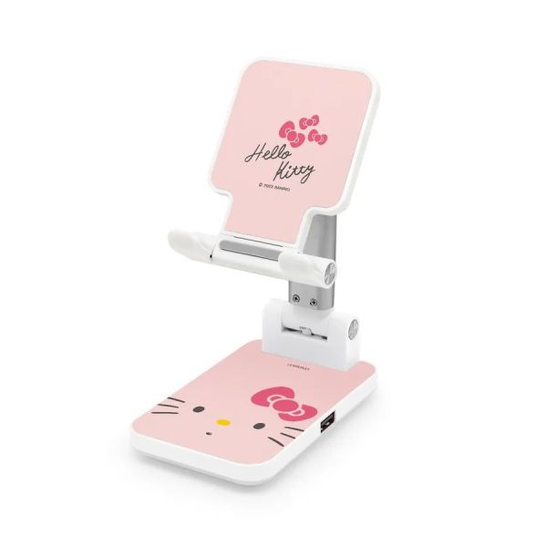 三麗鷗 for 折疊無線充電支架 HELLO KITTY 粉色大臉 