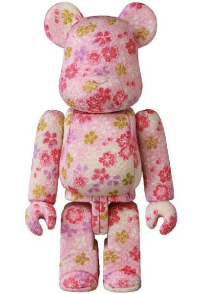 BE@RBRICK 庫柏力克熊 木目込みBE@RBRICK 桃(もも)／萌(もえ)／宙(そら) 