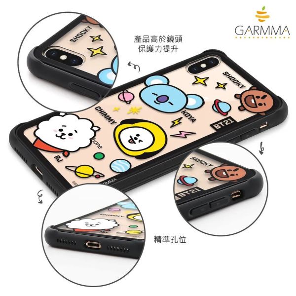 BT21 iPhone11系列 玻璃殼 宇宙明星繽粉樂A款 