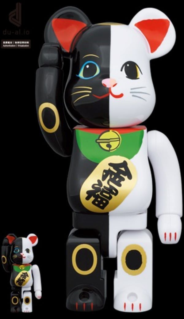 BE@RBRICK 招財貓 招運/金福 100％ & 400％ 
