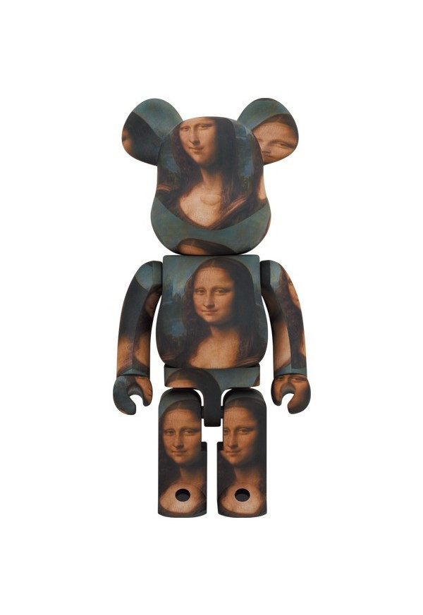 BE@RBRICK 庫柏力克熊 LEONARD DE VINCI Mona Lisa 1000% 