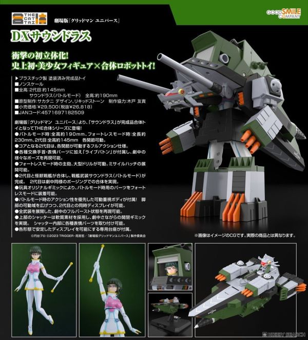 Good Smile THE合體 DX GRIDMAN UNIVERSE Sounderous 可動完成品 0720 