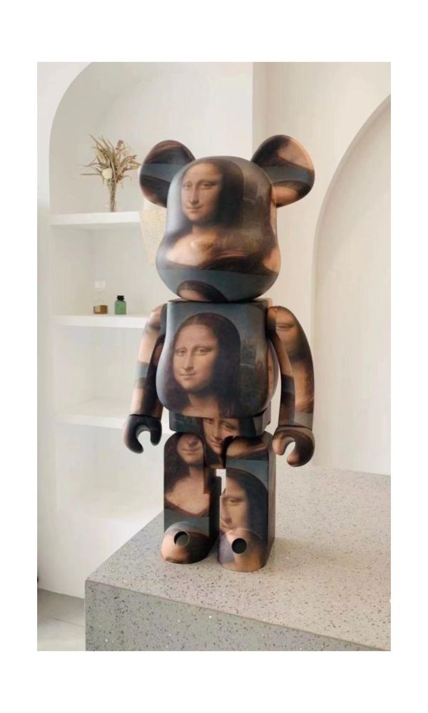 MEDICOM TOY｜BE@RBRICK｜1000%｜LEONARD DE VINCI MONA LISA｜蒙娜麗莎