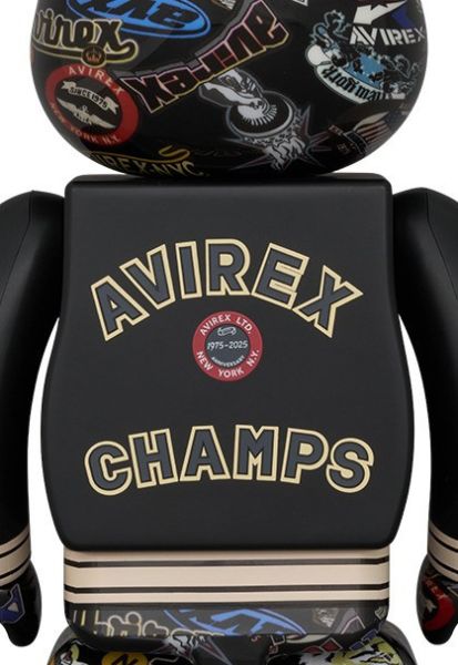 BE@RBRICK 庫柏力克熊 AVIREX 50th VARSITY 100％ & 400％ 