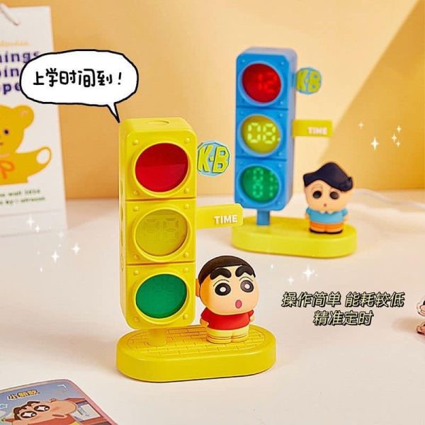現貨 盲盒 艾影 蠟筆小新 春日部防衛隊 鬧鐘擺件 