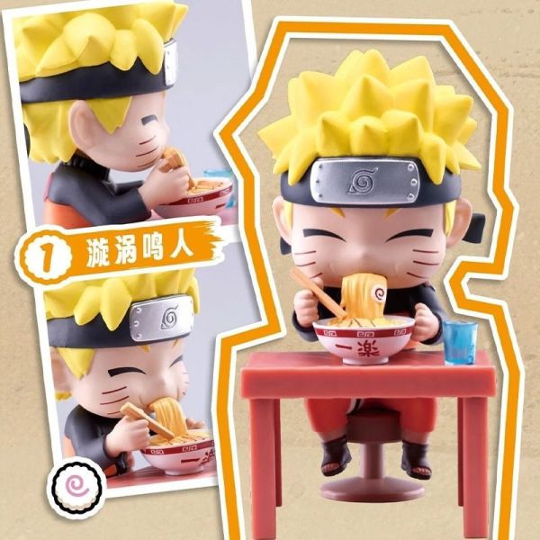 現貨 盲盒 萬代 BNFIGURE Q 火影忍者 一樂拉麵VER 