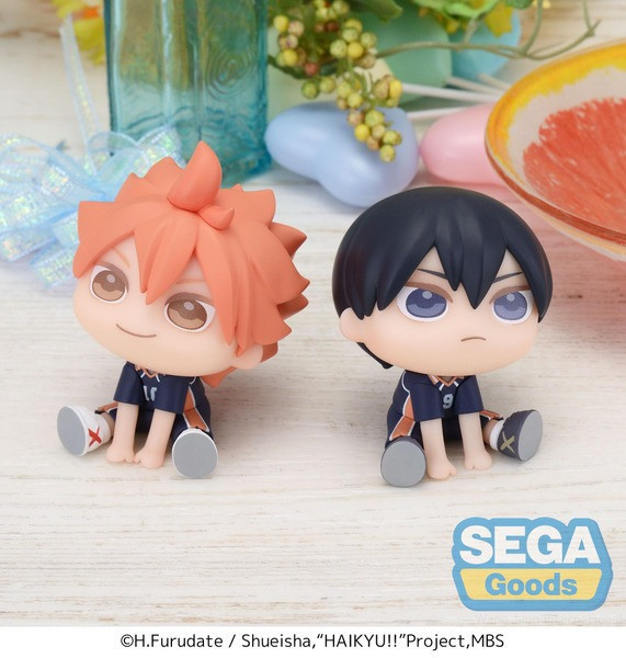 現貨 SEGA 景品 坐姿迷你公仔 日向＆影山 