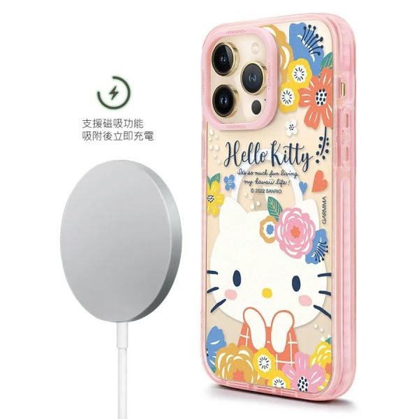 Hello Kitty iPhone 14系列 磁吸款保護殼 花花公主 