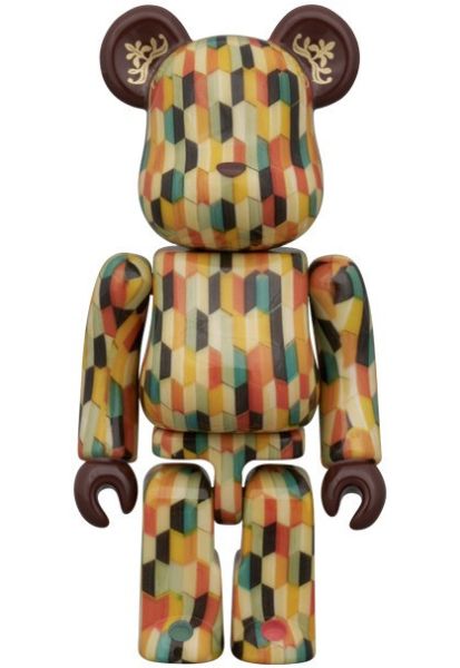 BE@RBRICK 庫柏力克熊 六角寄木 100％ & 400％ 