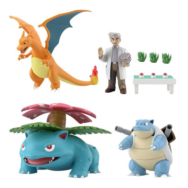 現貨 BANDAI 盒玩 精靈寶可夢 SCALE WORLD 火紅／葉綠 進化形3件套裝 