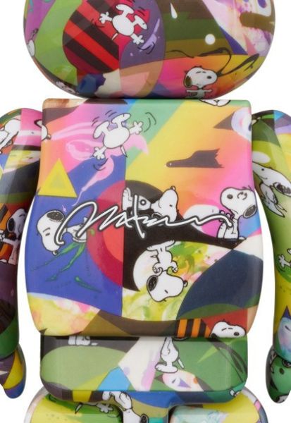 BE@RBRICK TOMOKAZU MATSUYAMA × PEANUTS 100％ & 400％ 史努比 