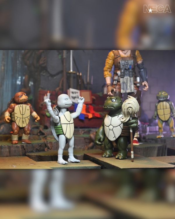 NECA 忍者龜 最後的浪人：失落的歲月 Casey Marie 與 Baby Odyn & Uno 7吋 可動 0706 