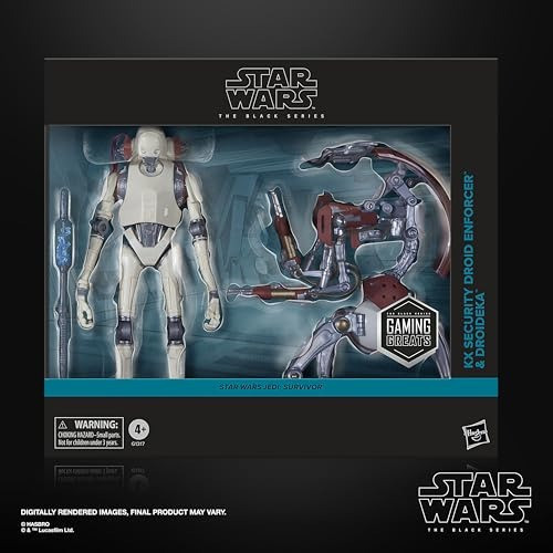Hasbro 星際大戰黑標 6 吋人物二入組 - KX Security Droid & Droideka 0831 