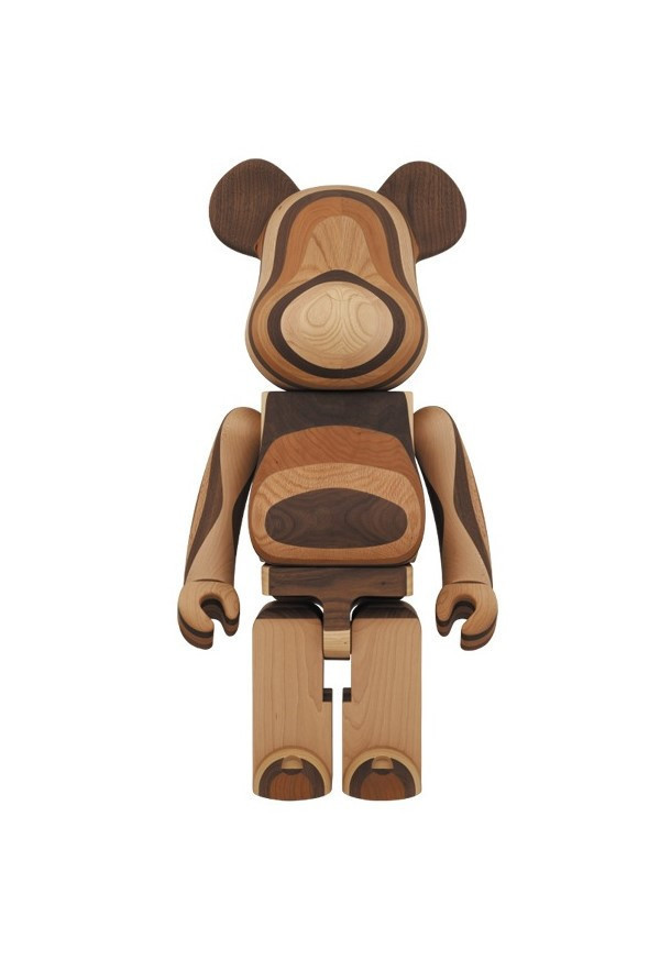 BE@RBRICK 庫柏力克熊 LAYERED WOOD BE@RBRICK 1000% 木頭 