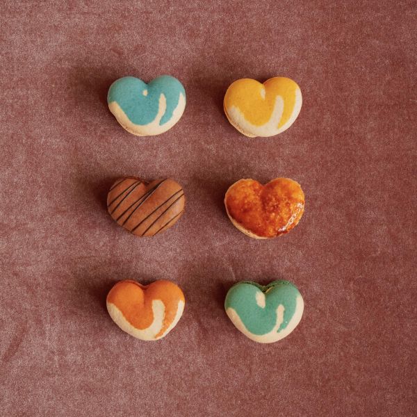 6入綜合胖卡龍禮盒（ 03 / 24寄出 ） 胖卡龍,烤布蕾,韓國馬卡龍,韓國胖卡龍,馬卡龍禮盒,宅配甜點,台南甜點,伴手禮,台南美食,彌月禮盒,喜餅