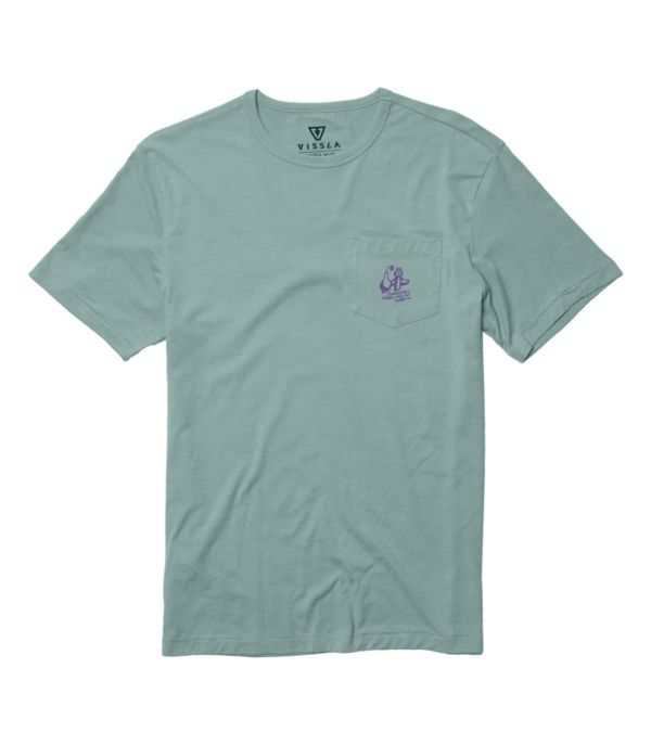 VISSLA TC Buzzard Organic Tee 有機棉 復古短T 水洗綠 VISSLA TC Buzzard Organic Tee 有機棉 復古短T 水洗綠