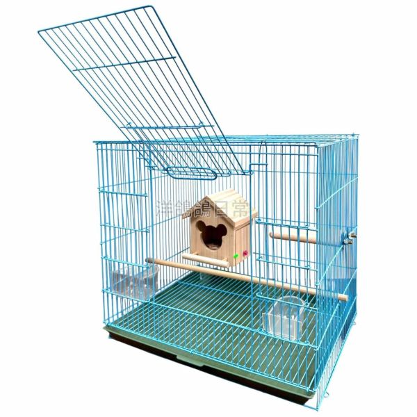 一尺半折疊烤漆鳥籠 