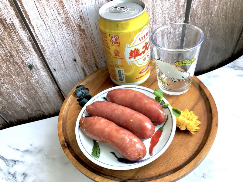酥炸香腸 竹蓮嚴選,竹蓮市場,炸香腸,即食香腸,香腸,即食,熟食,即時美食,宵夜,家常菜