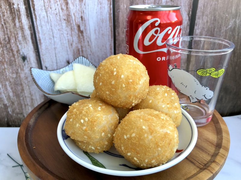 古早味炸芋球 竹蓮嚴選,竹蓮市場,芋泥球,炸芋球,芋頭球,熟食,即時美食,即食,宵夜,家常菜