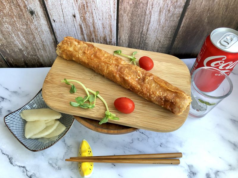 酥炸古早味花枝捲 竹蓮嚴選,竹蓮市場,花枝捲,炸花枝捲,熟食,即時美食,即食,古早味捲,宵夜,家常菜