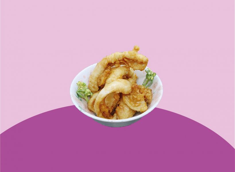黃金炸軟絲 竹蓮嚴選,竹蓮市場,軟絲,炸軟絲,熟食,即時美食,即食,宵夜,家常菜