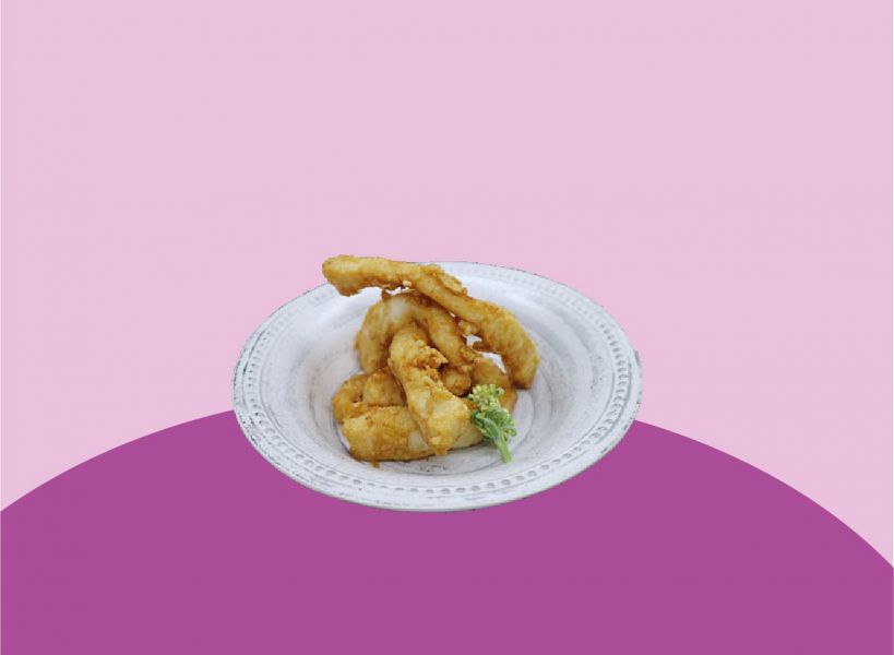 黃金炸花枝 竹蓮嚴選,竹蓮市場,花枝,炸花枝,熟食,即時美食,即食,宵夜,家常菜