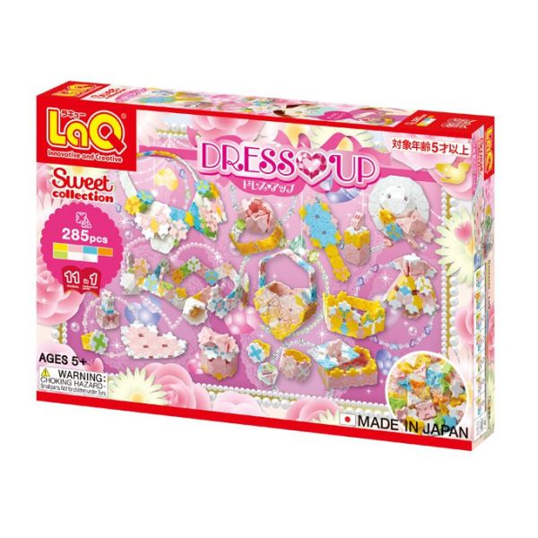 【LaQ】甜心女孩系列 - 花漾盛裝(285pcs) 