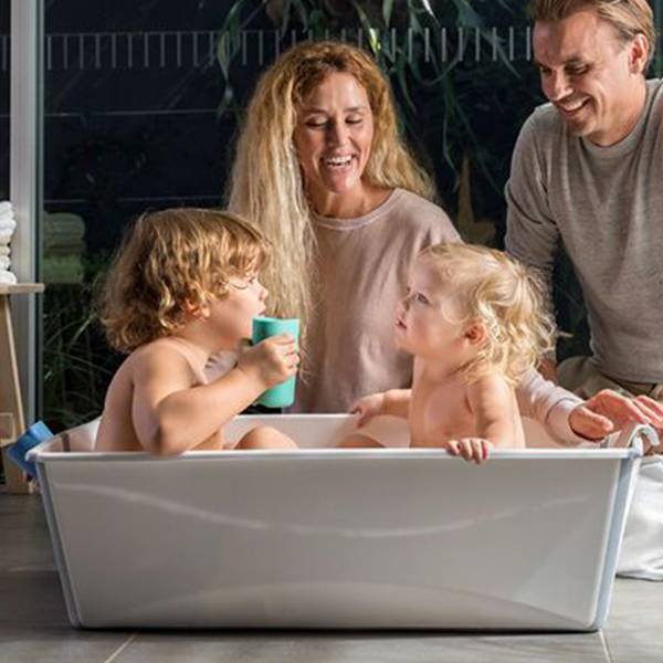 Stokke®  Flexi Bath®  X-Large  摺疊式浴盆加大版 ( 透明藍 ) 