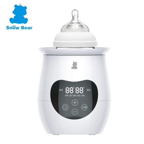 韓國小白熊【Snow Bear】智育多功能溫奶器 snowbear,小白熊,溫奶器,哺育電器,母嬰用品,解凍,調乳,消毒,輔食,大口徑