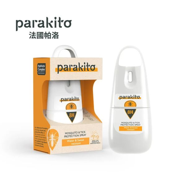 【全新配方】Parakito 法國帕洛 6hr / 7hr / 8hr 天然防蚊噴霧 75ml 