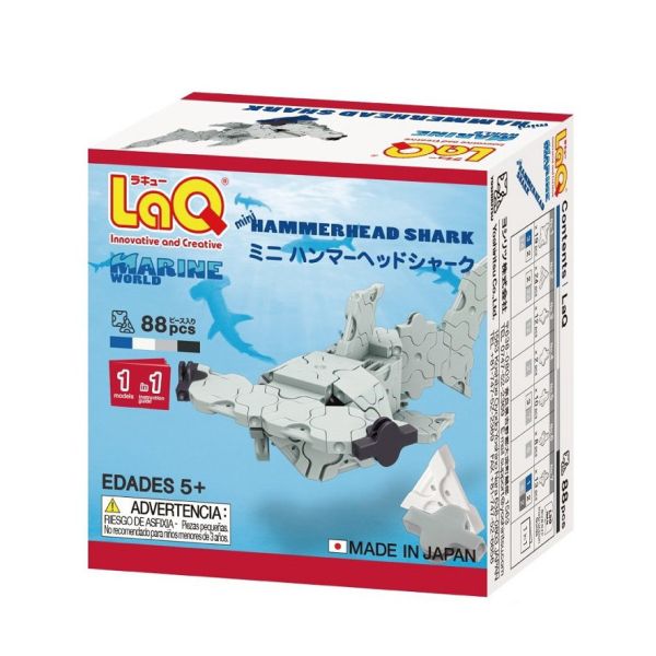 【LaQ】Q版海洋系列 - 錘頭鯊(88pcs) 