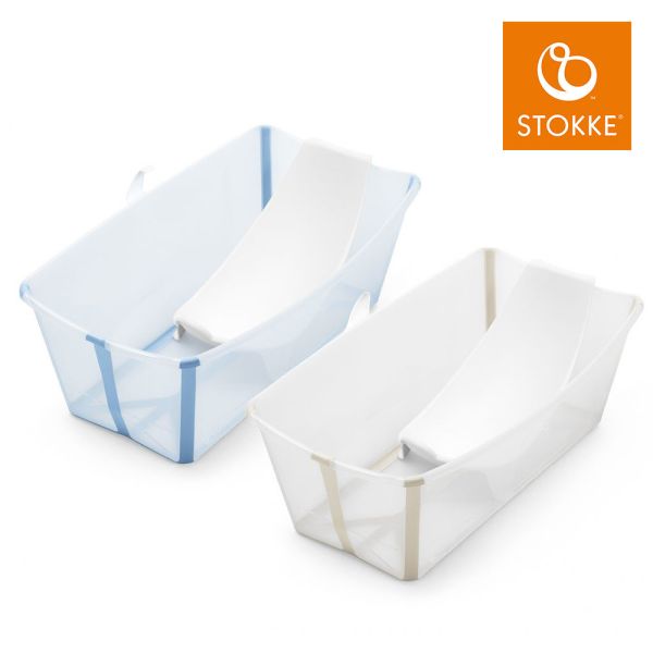 Stokke® Flexi 折疊式浴盆套裝(含浴盆支架)_兩色可選