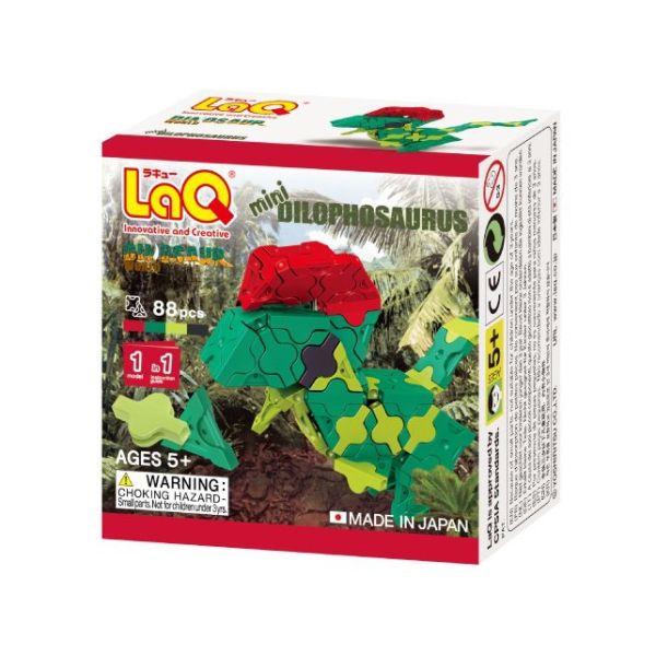 【LaQ】Q版恐龍系列 - 雙冠龍(88pcs) 