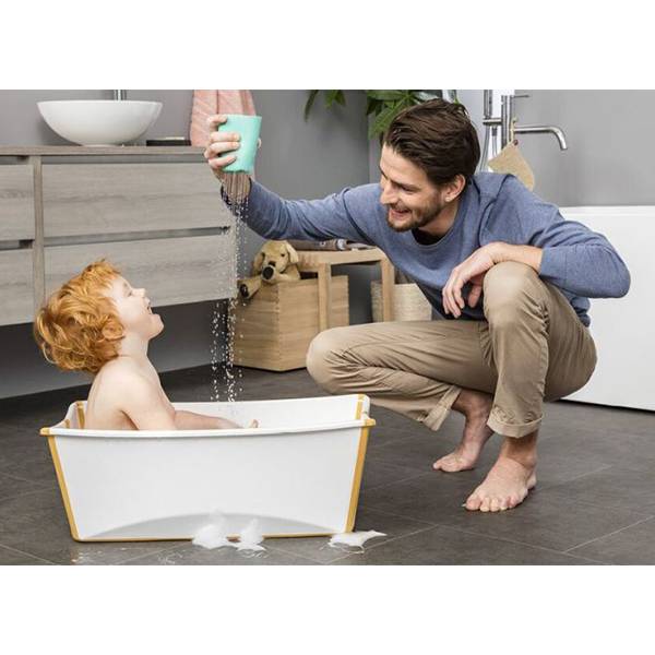 Stokke® Flexi Bath™ 摺疊式浴盆 ( 透明藍 ) 