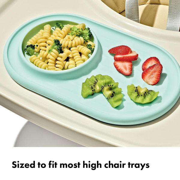 OXO TOT 2-IN-1觸感學習餐盤-薄荷綠 