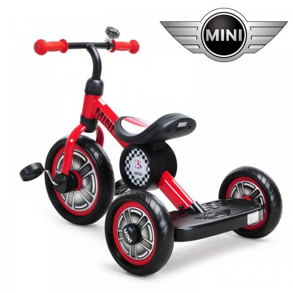 英國Mini Cooper 兒童三輪車10吋-辣椒紅 