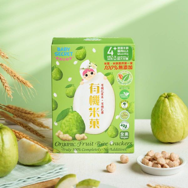 【Baby Secret 寶寶的秘密】愛心形有機米菓(多口味可選)_4個月 