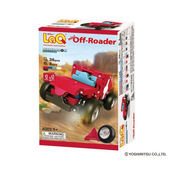【LaQ】Q版車輪系列 - 越野車(38pcs+8pcs) 