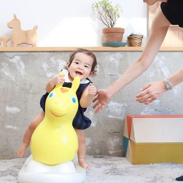 義大利RODY 跳跳馬（附 打氣筒）-桃紅 
