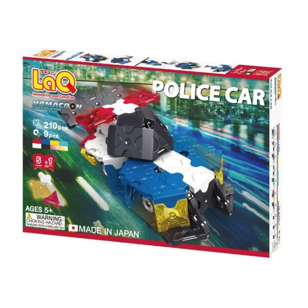 【LaQ】車輪系列 - 警車部隊(260pcs) 