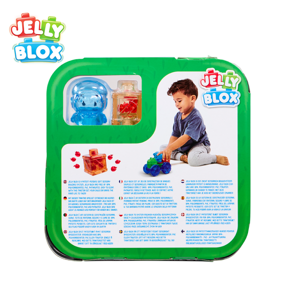 【Jelly Blox】果凍多感積木-拖拉機套組_12顆 