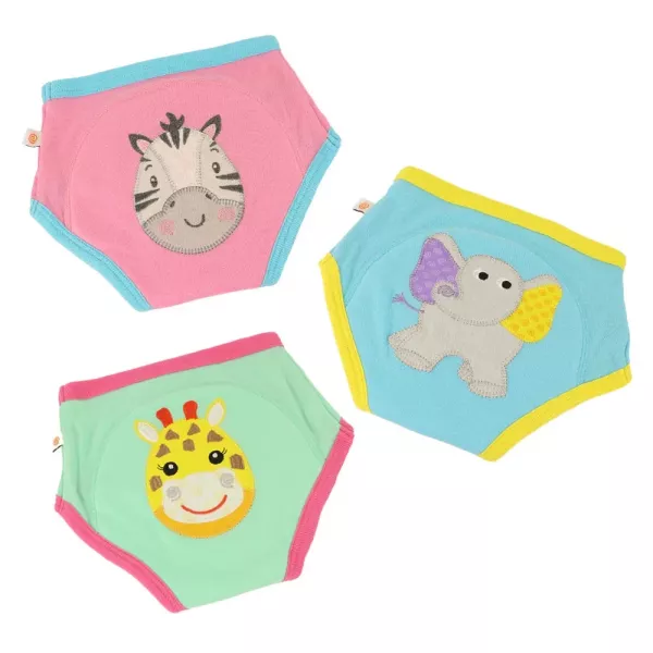 【ZOOCCHiNi】女童尿布訓練褲3入組(動物朋友) zoocchini,尿布訓練褲,戒尿布學習褲,如廁學習褲,海洋動物,海洋生物,章魚,海馬,海星