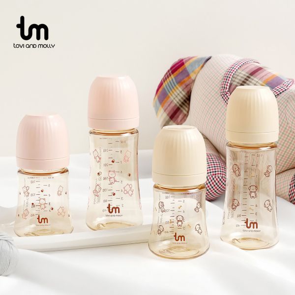 【tovi and molly】PPSU寬口 360°全方位防脹氣奶瓶 ( 多款可選 ) 