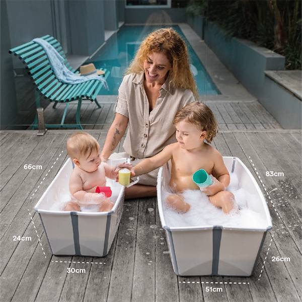 Stokke®  Flexi Bath®  X-Large  摺疊式浴盆加大版 ( 白色 ) 