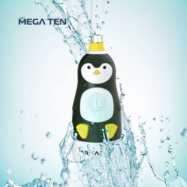 【VIVATEC】MEGA TEN 360兒童電動牙刷(企鵝) megaten,vivatec,360牙刷,360電動牙刷,兒童電動牙刷,sonic電動牙刷,聲波電動牙刷,幼童牙刷,360度牙刷,動物牙刷