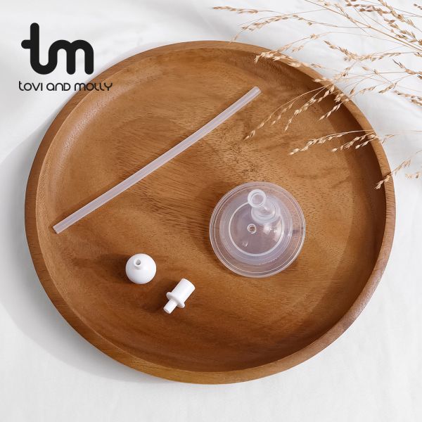 【tovi and molly】寬口瓶360°全方位防脹氣吸管組 (6M+) 