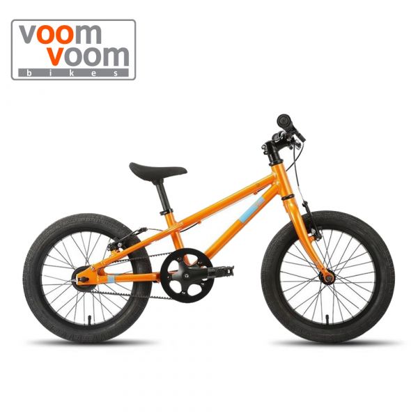 【voom voom bikes】16吋皮帶傳動兒童腳踏車(活力橘) voomvoom,16吋腳踏車,兒童腳踏車,kids bike,時尚灰,105cm適用,皮帶傳動,belt drive,