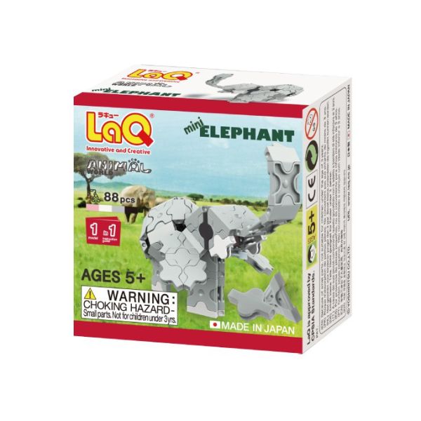 【LaQ】Q版動物系列 -大象(88pcs) 