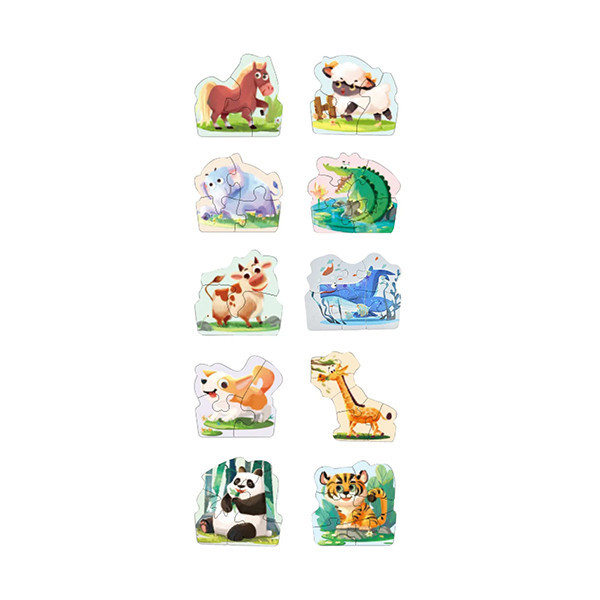 【Ocean Baby】幼兒拼圖遊戲- L1動物小當家 