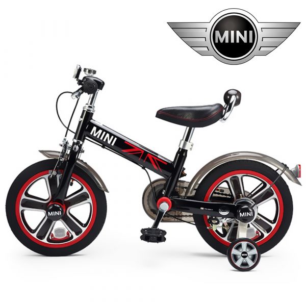 英國Mini Cooper 城市型兒童自行車/腳踏車14吋-魔力黑 